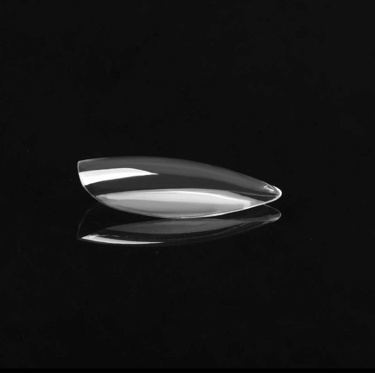 soft gel nail extension tips, natural medium almond shape