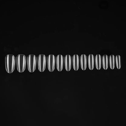 Soft Gel Nail Extension Tips, Natural Short Almond Shape